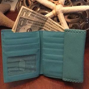 Teal blue Wallet